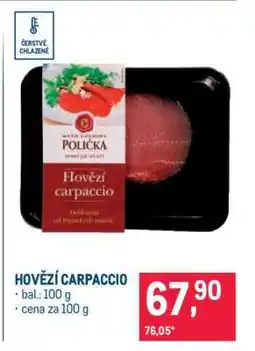 Makro Hovězí carpaccio nabídka