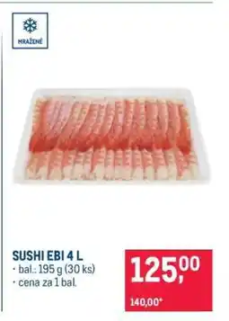 Makro SUSHI EBI 4 L nabídka