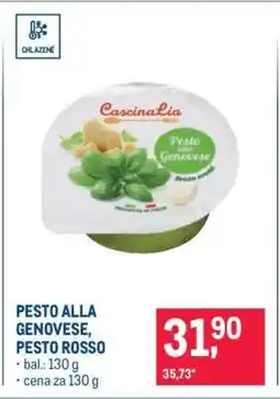 Makro Pesto alla Genovese, Pesto Rosso nabídka