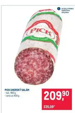 Makro Pick Uherský salám nabídka