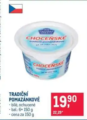 Makro Tradiční pomazánkové nabídka