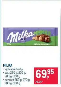 Makro Milka nabídka