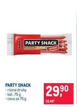 Makro PARTY SNACK nabídka