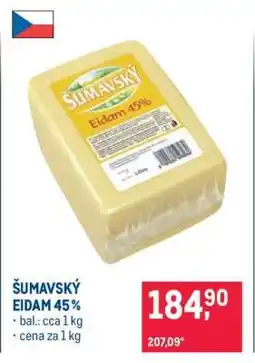 Makro ŠUMAVSKÝ EIDAM 45 % nabídka