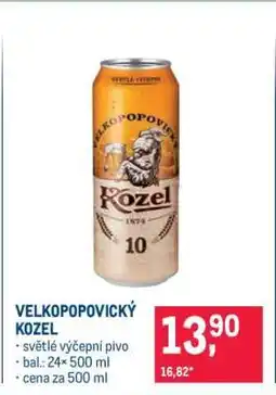 Makro Velkopopovický Kozel nabídka
