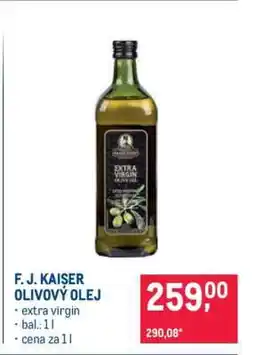 Makro F. J. Kaiser olivový olej nabídka