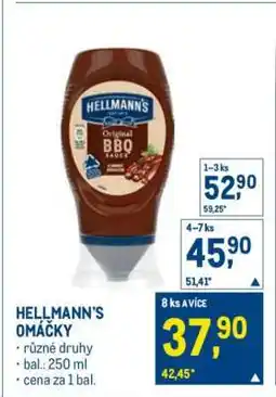 Makro HELLMANN’S OMÁČKY nabídka