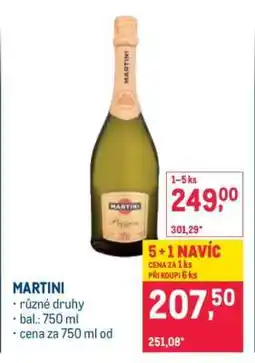 Makro Martini nabídka