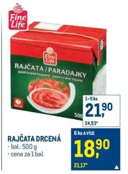 Makro Rajčata drcená nabídka