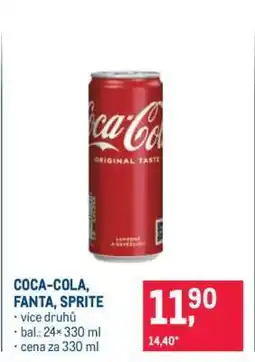Makro Coca-Cola, Fanta, Sprite nabídka