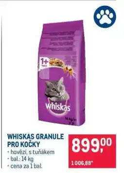 Makro Whiskas Granule pro kočky nabídka