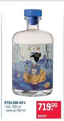 Makro ETSU GIN 43 % nabídka