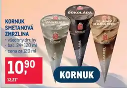 Makro KORNUK SMETANOVÁ ZMRZLINA nabídka