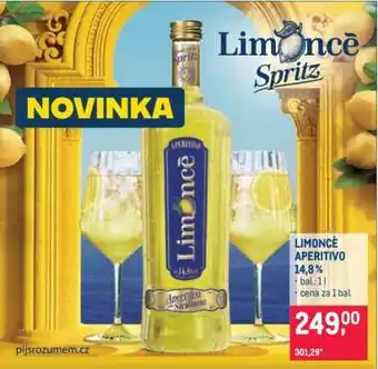 Makro LIMONCÈ APERITIVO nabídka