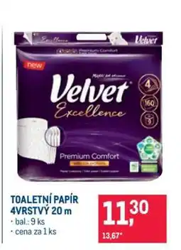 Makro TOALETNÍ PAPÍR 4VRSTVÝ 20 m nabídka