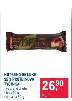 Makro NUTREND DE LUXE 32 % PROTEINOVÁ TYČINKA nabídka