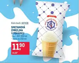 Makro SMETANOVÁ ZMRZLINA V POHÁRKU nabídka