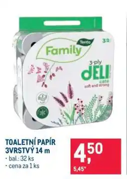 Makro TOALETNÍ PAPÍR 3VRSTVÝ 14 m nabídka