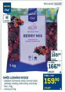 Makro Směs lesního ovoce nabídka