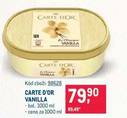 Makro CARTE D’OR VANILLA nabídka