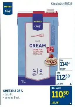 Makro SMETANA 35 % nabídka