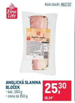 Makro ANGLICKÁ SLANINA BLOČEK nabídka