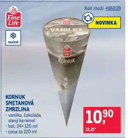 Makro KORNUK SMETANOVÁ ZMRZLINA nabídka