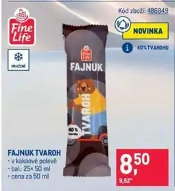 Makro FAJNUK TVAROH nabídka