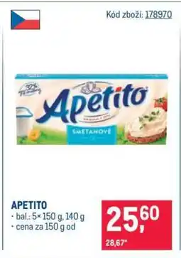 Makro Apetito nabídka
