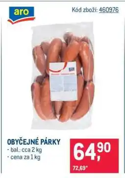 Makro Obyčejné párky nabídka