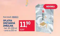 Makro OPLATKA SMETANOVÁ ZMRZLINA nabídka