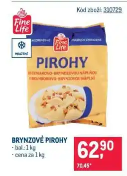 Makro Brynzové pirohy nabídka