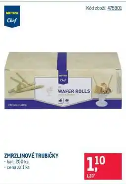 Makro ZMRZLINOVÉ TRUBIČKY nabídka