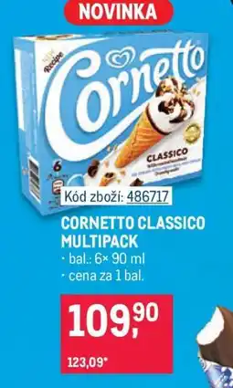 Makro CORNETTO CLASSICO MULTIPACK nabídka