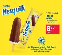 Makro NESQUIK NANUK nabídka