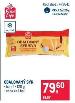 Makro Obalovaný sýr nabídka