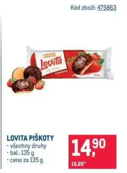 Makro Lovita Piškoty nabídka