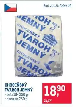 Makro Choceňský tvaroh jemný nabídka