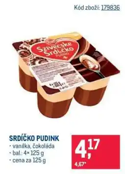 Makro SRDÍČKO PUDINK nabídka