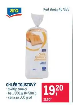 Makro Chléb toustový nabídka
