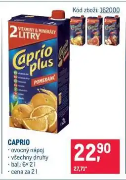 Makro Caprio nabídka