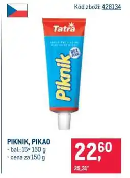 Makro Piknik, Pikao nabídka