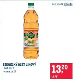 Makro Bzenecký ocet lihový nabídka