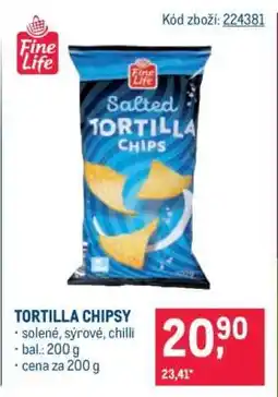 Makro Tortilla chipsy nabídka