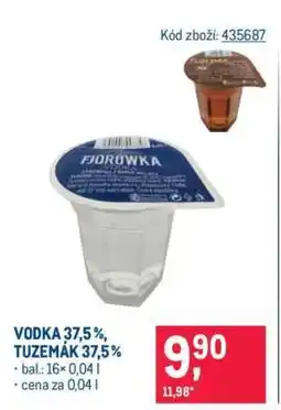 Makro Vodka 37,5 %, Tuzemák 37,5 % nabídka
