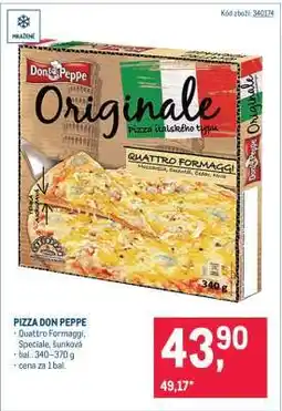 Makro Pizza Don Peppe nabídka