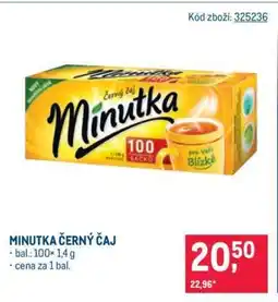 Makro Minutka černý čaj nabídka