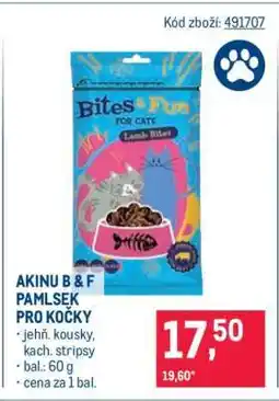 Makro AKINU B & F PAMLSEK PRO KOČKY nabídka
