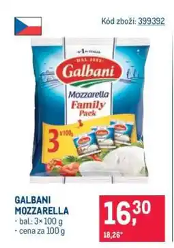 Makro Galbani mozzarella nabídka