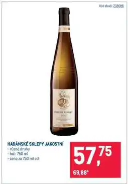Makro HABÁNSKÉ SKLEPY JAKOSTNÍ nabídka